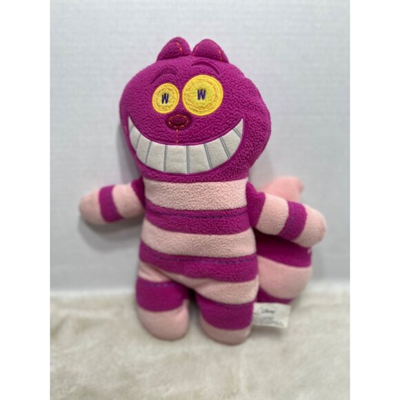 Disney Cheshire Cat Plush Doll 10" Pink & Purple Stripes Soft Toy - Picture 4 of 5